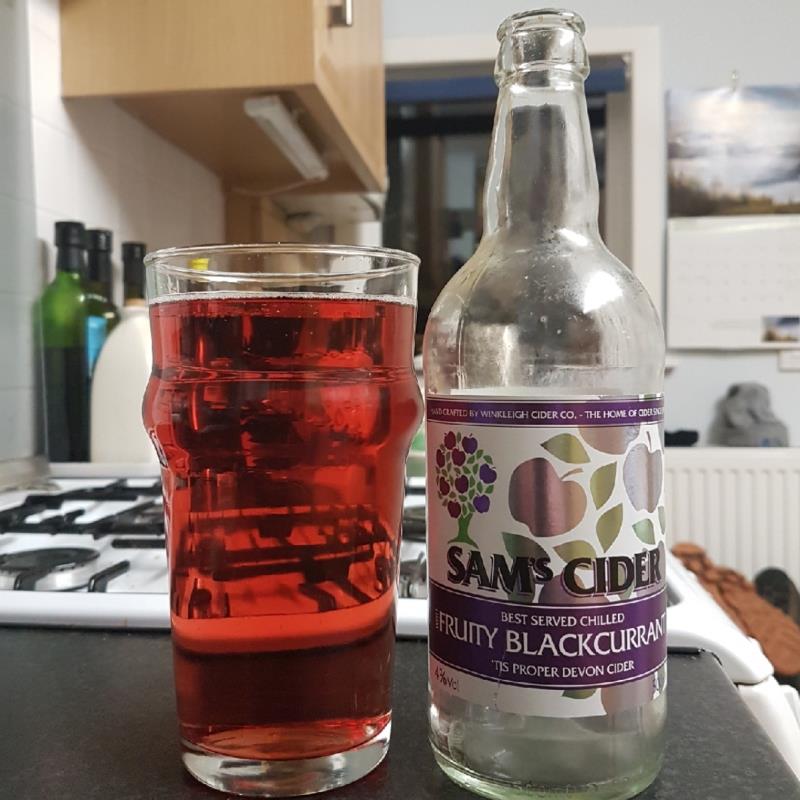 picture of Winkleigh Cider Sam's Fruity Blackcurrant submitted by BushWalker