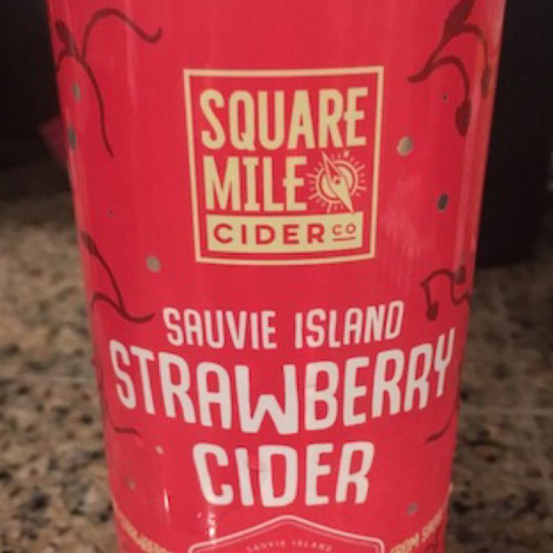 picture of Square Mile Cider Co. Sauvie Island strawberry cider submitted by CiderGirl3