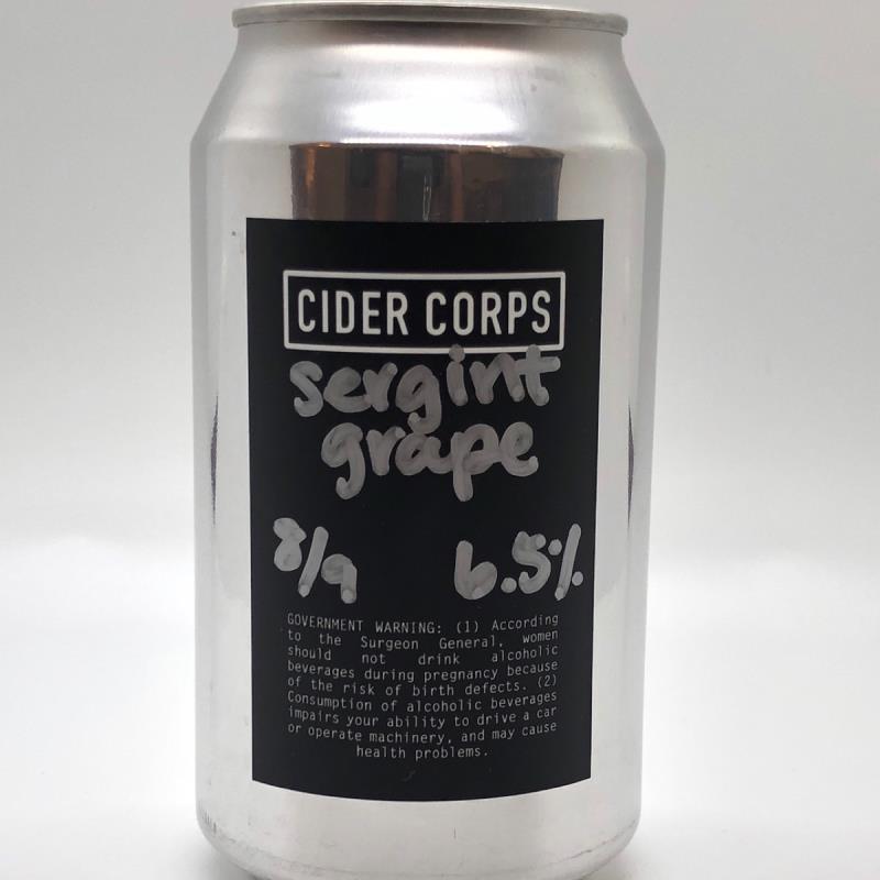 picture of Cider Corps Sergint Grape submitted by PricklyCider