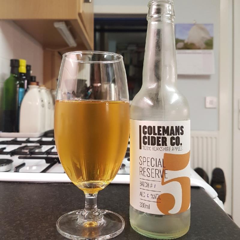 picture of Coleman's Cider Co. Special Reserve submitted by BushWalker