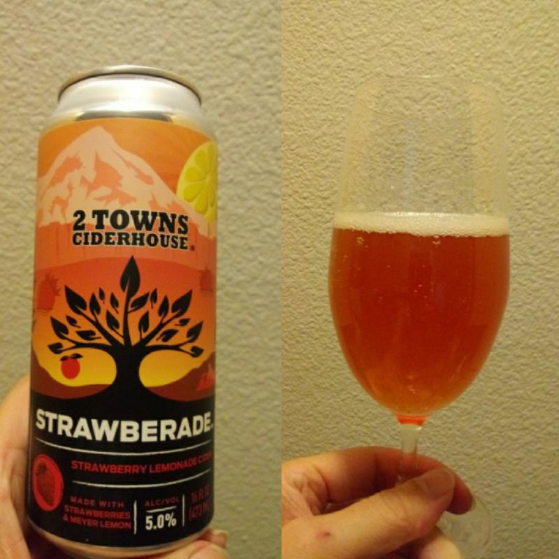 picture of 2 Towns Ciderhouse Strawberade submitted by MoJo