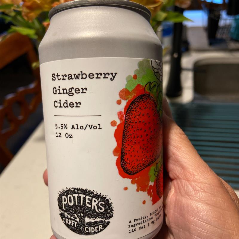 picture of Potter's Craft Cider Strawberry Ginger submitted by Tinaczaban