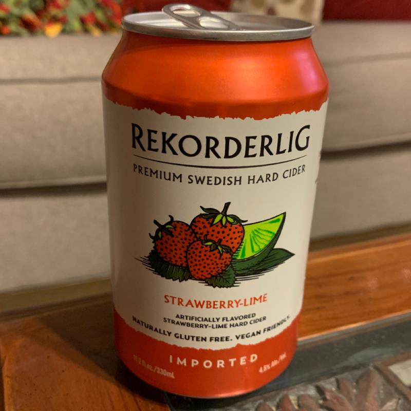 picture of Rekorderlig Swedish Cidery Strawberry-Lime 190 cal. submitted by JemStar