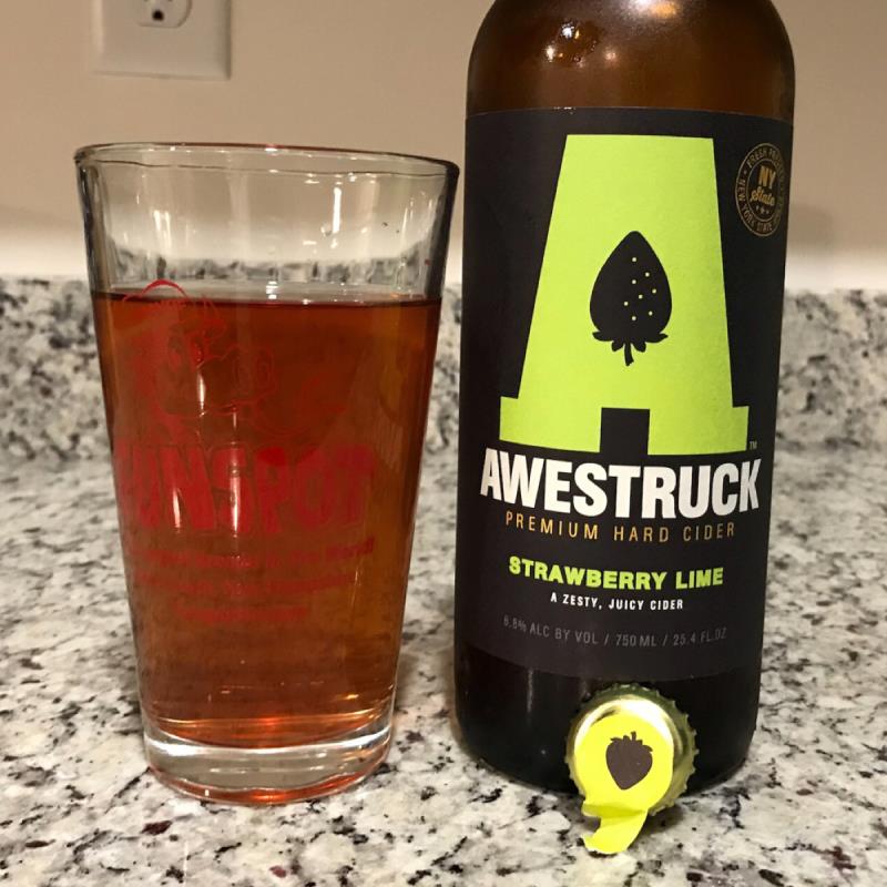 picture of Awestruck Ciders Strawberry Lime submitted by noses