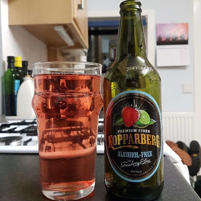 picture of Kopparberg Brewery Strawberry & Lime Alcohol-Free submitted by BushWalker