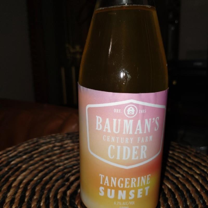 picture of Bauman's Cider Tangerine Sunset submitted by MoJo