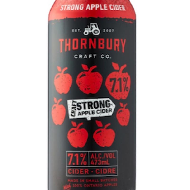 picture of Thornbury Craft Co. Thornbury Craft Strong Apple Cider submitted by bradlia