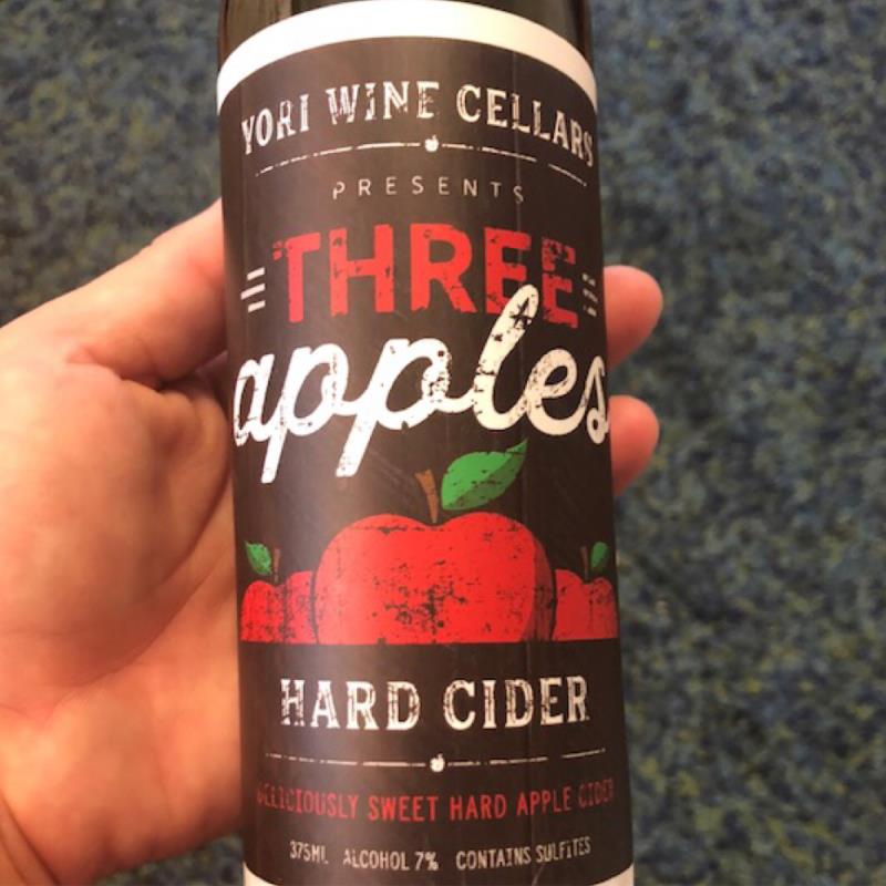 picture of Yori Winery Three Apples Hard Cider submitted by Dlitvany