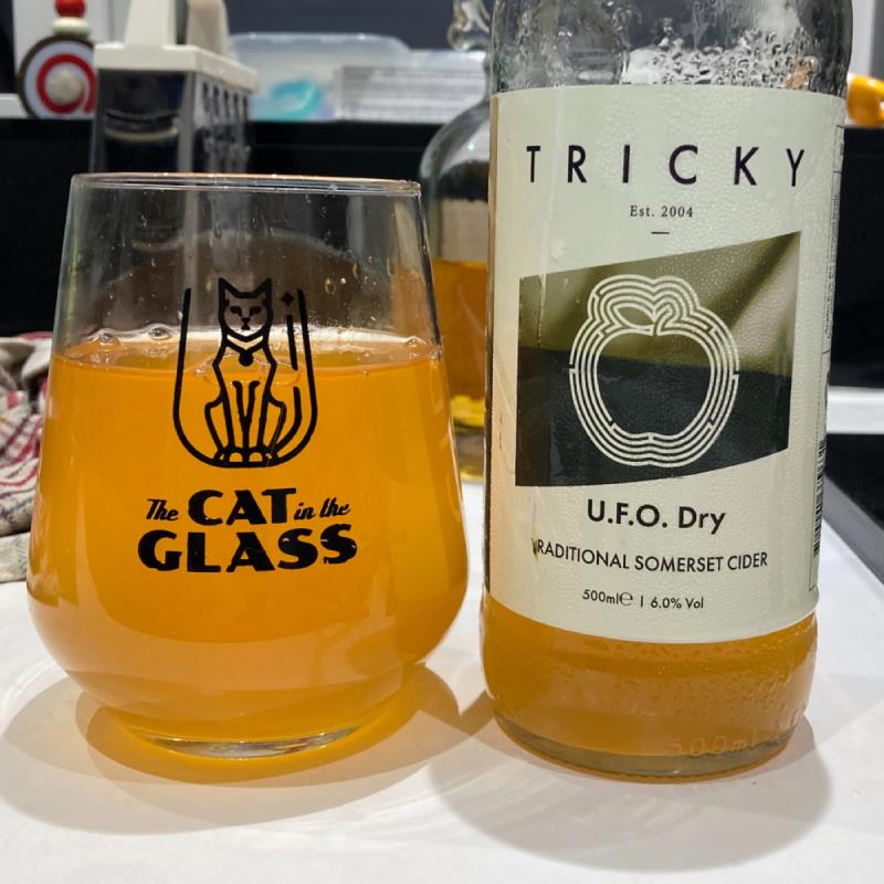 picture of The Tricky Cider Co. U.F.O Dry submitted by Judge