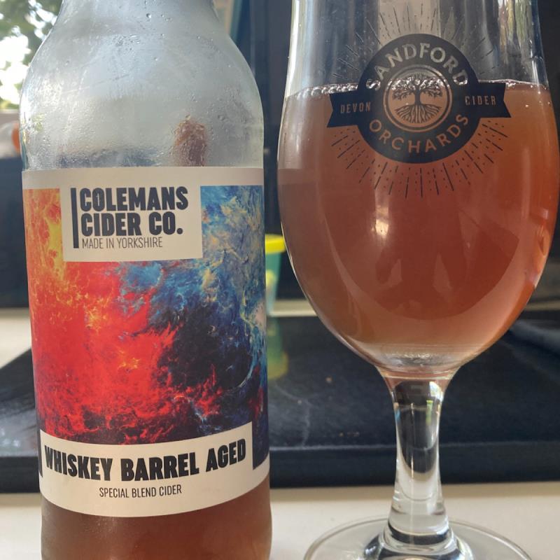 picture of Coleman's Cider Co. Whiskey Barrel Aged submitted by Judge