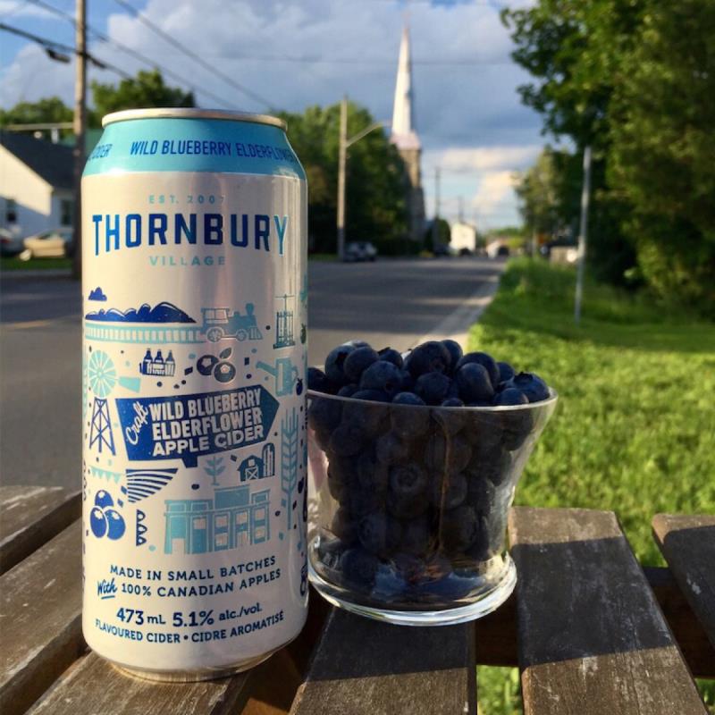 picture of Thornbury Craft Co. Wild Blueberry Elderflower Cider submitted by Lossecorme