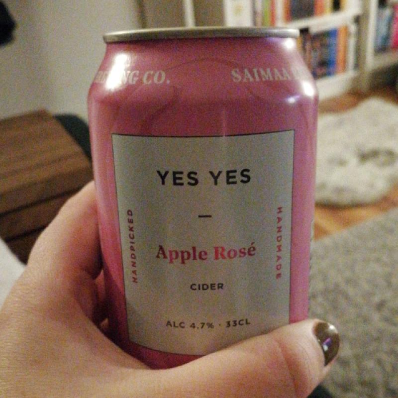 picture of Crafty Ciders (Saimaan Juomatehdas) Yes Yes Apple Rose submitted by milkamilka