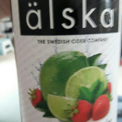 picture of alska : The Swedish Cider Company Älska Strawberry Lime Cider submitted by AdamMcDonagh